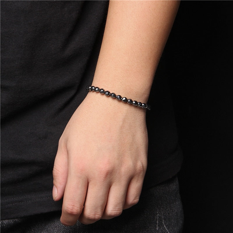 Weight Loss Hematite Braided Bracelets For Women