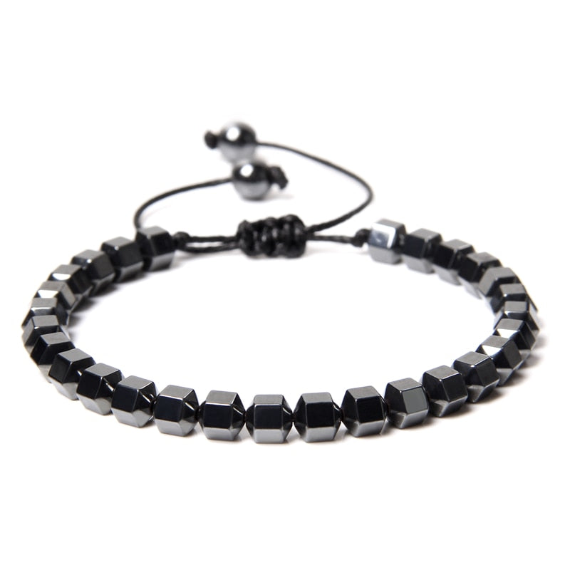 Weight Loss Hematite Braided Bracelets For Women