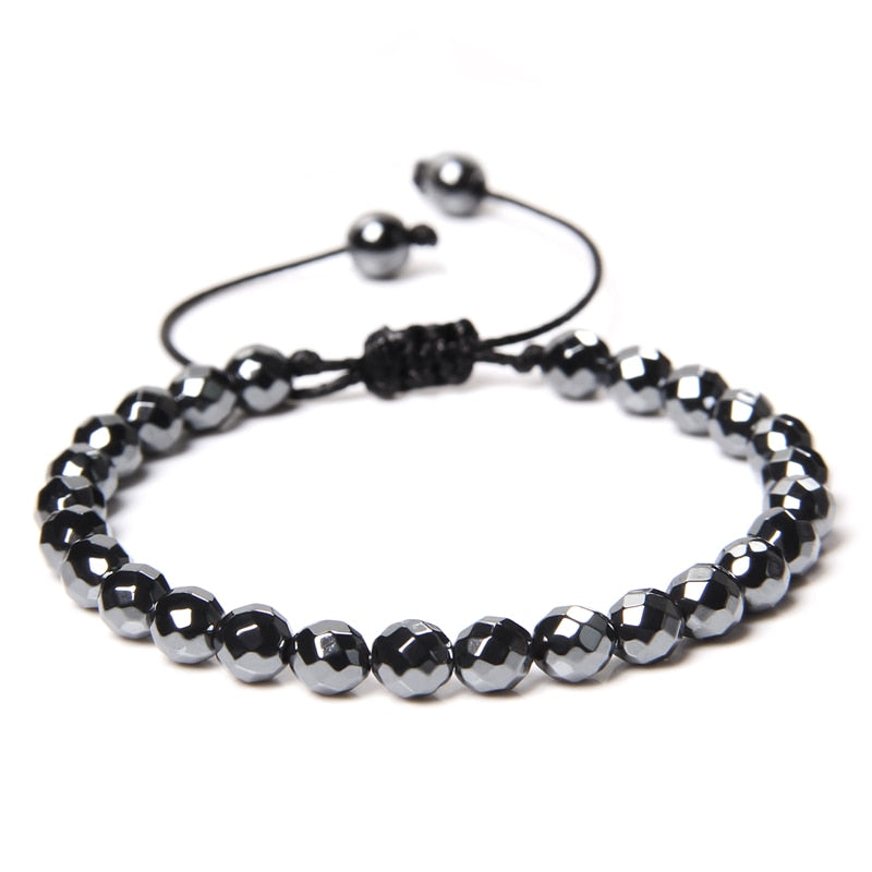 Weight Loss Hematite Braided Bracelets For Women