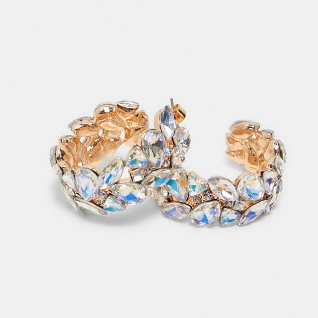 New ZA Crystal Drop Earrinigs For Women
