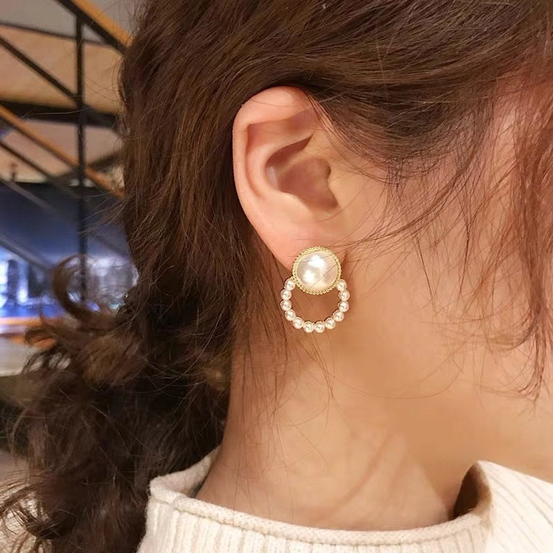 Korean New Simple Geometry Earrings