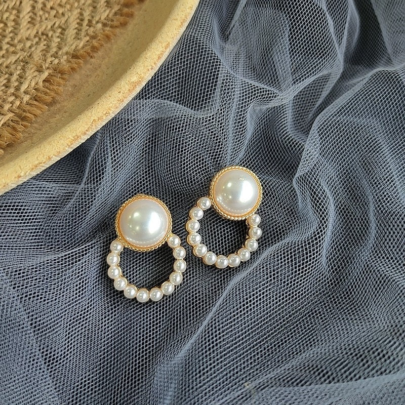 Korean New Simple Geometry Earrings