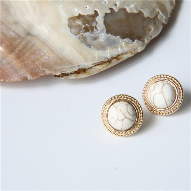 Korean New Simple Geometry Earrings
