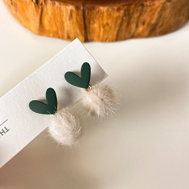 Korean New Simple Geometry Earrings