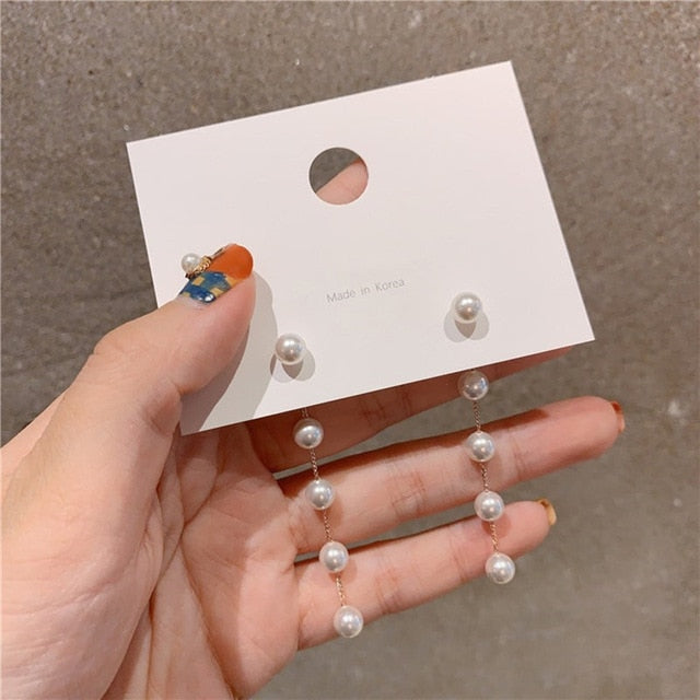 Korean New Simple Geometry Earrings