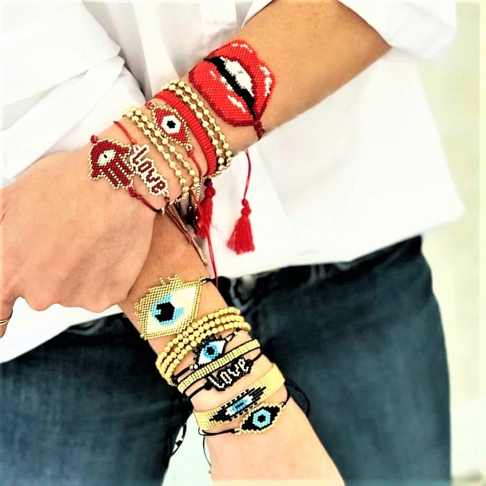 MIYUKI Turkish Evil Eye Bracelet