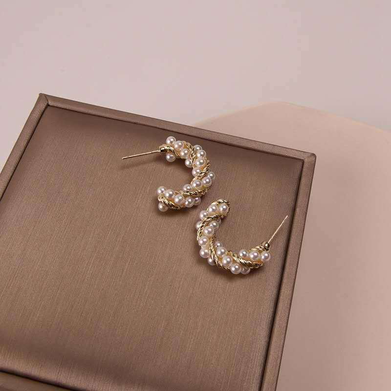 New Vintage Japan Korean Hoop Earrings For Women