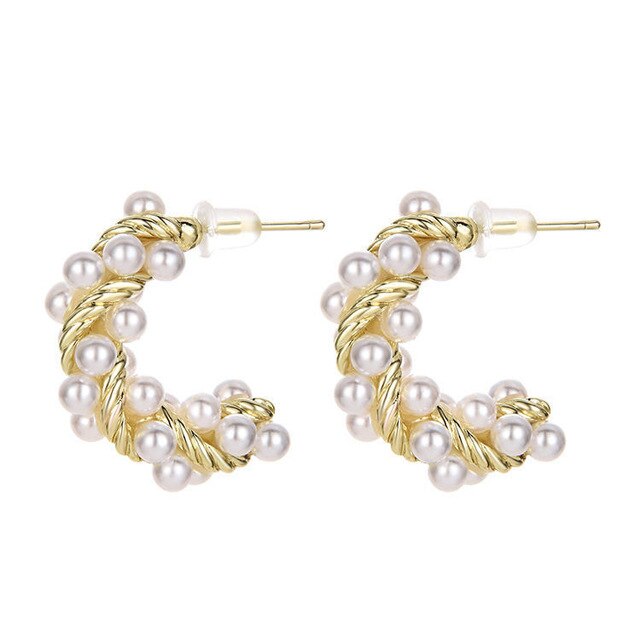 New Vintage Japan Korean Hoop Earrings For Women
