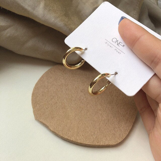 New Vintage Japan Korean Hoop Earrings For Women