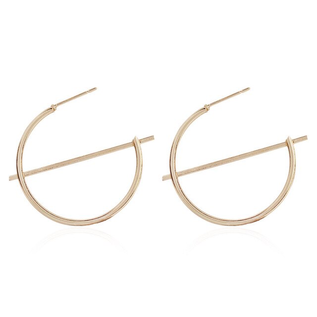 New Vintage Japan Korean Hoop Earrings For Women