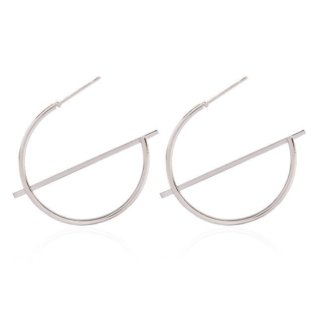 New Vintage Japan Korean Hoop Earrings For Women