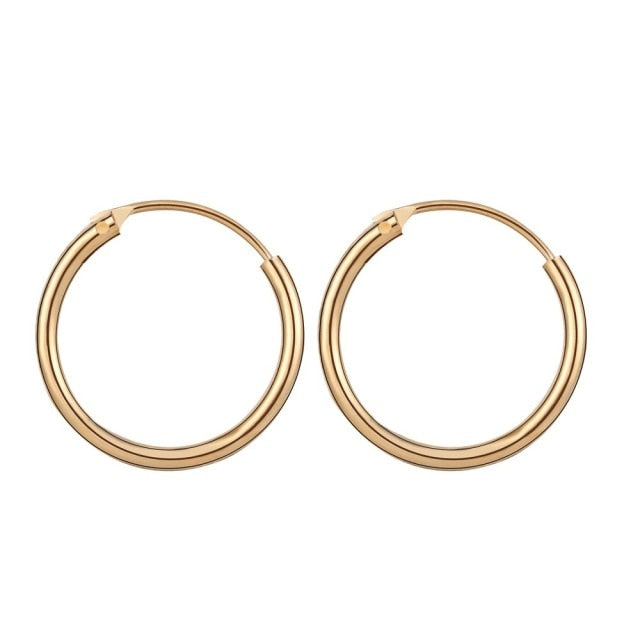 New Vintage Japan Korean Hoop Earrings For Women