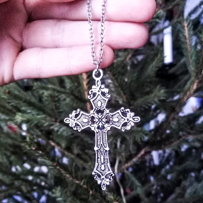 Fashion Vintage Cross Pendant Necklace