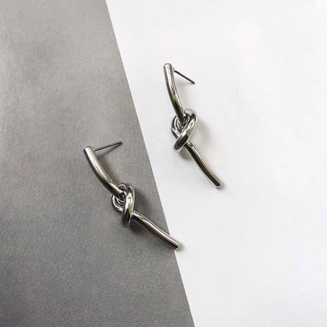 Women Geometric Gold Simple Earrings