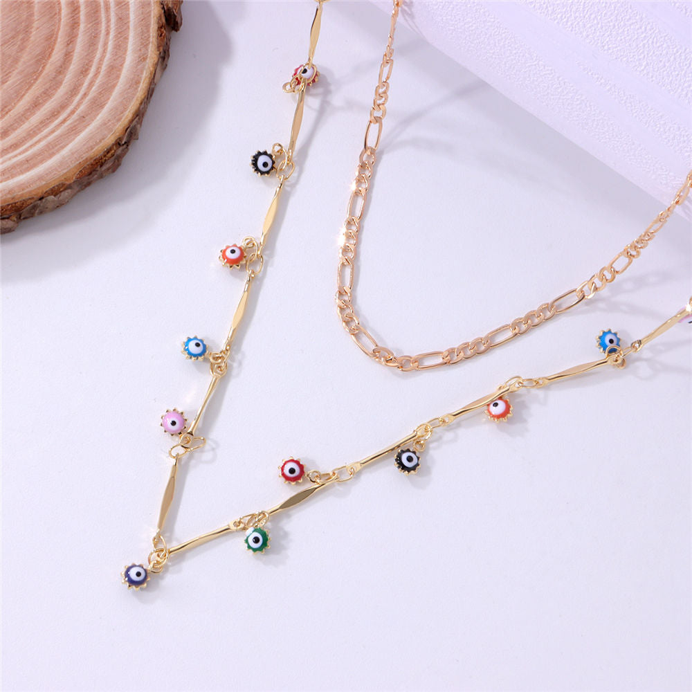 Fashion Turkish Evil Eyes Multilayer Necklaces