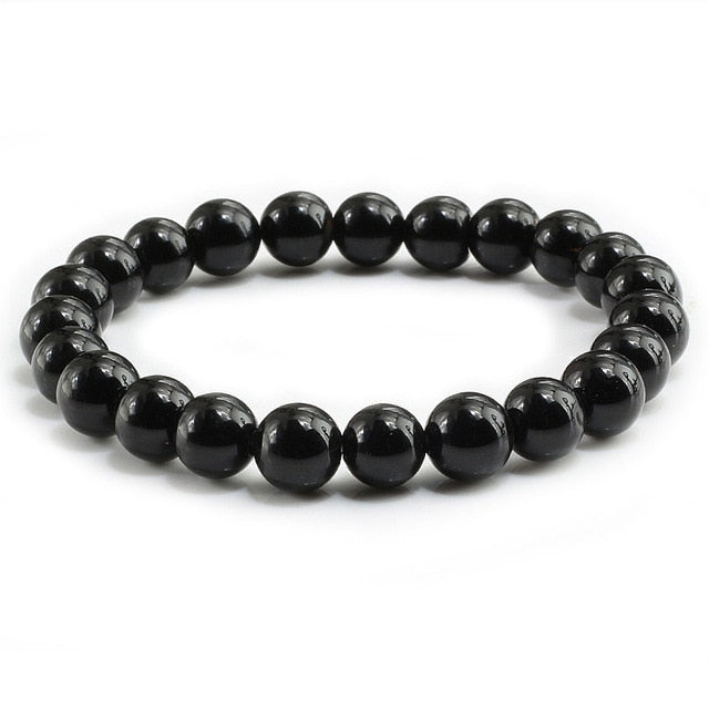 Natural Tiger Eye Lava Stone Distance Bracelet for Men