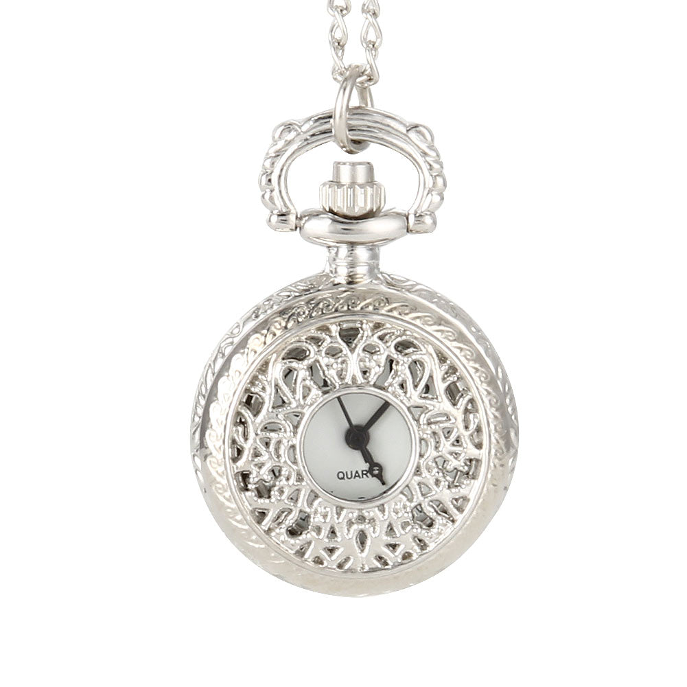Vintage Alloy  Women Quartz Pocket Watch