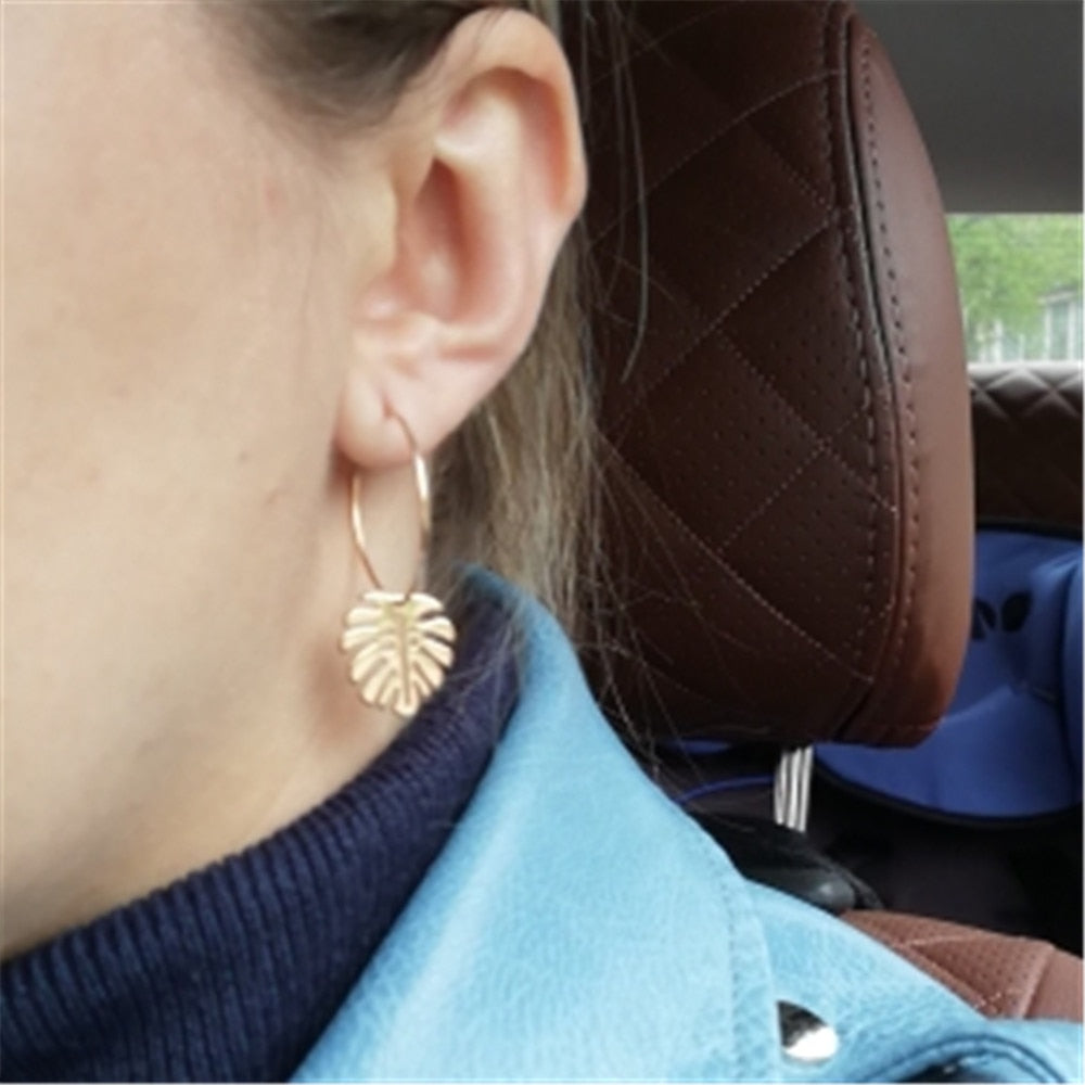 Vintage Leaf Earrings for Women