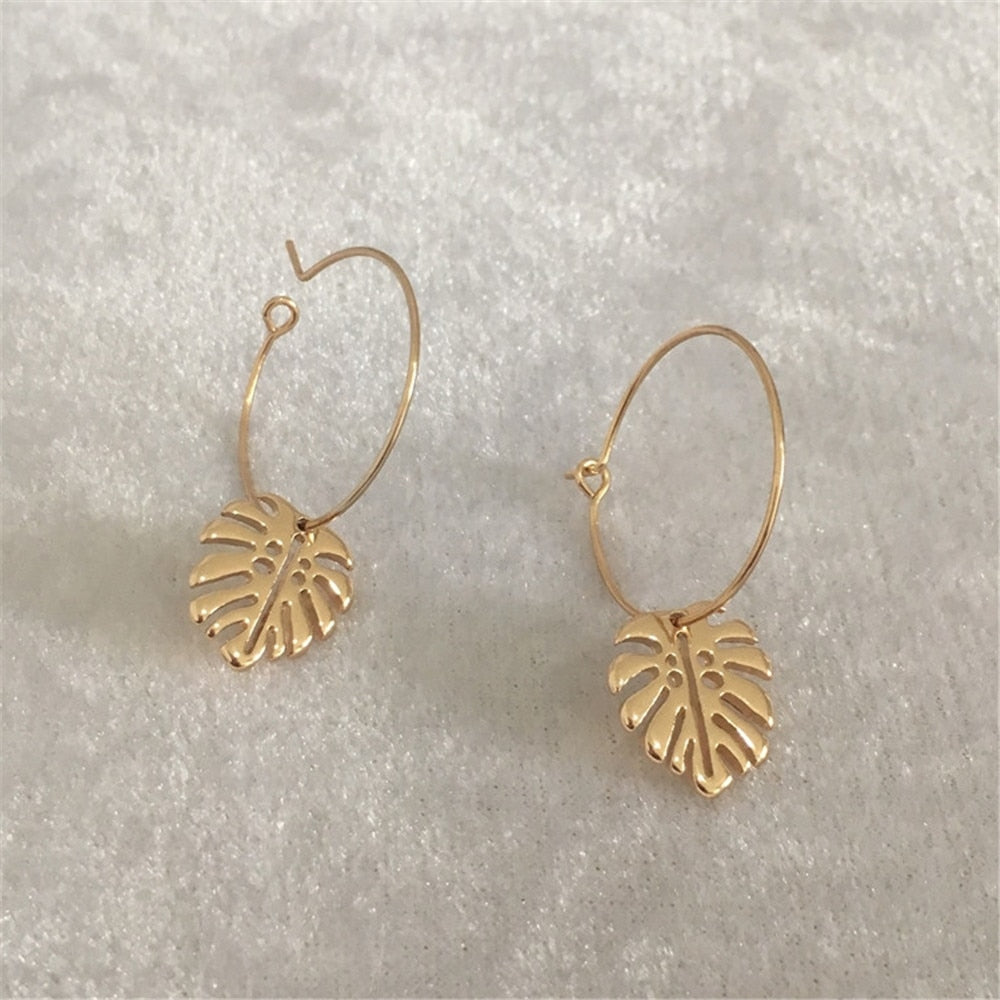 Vintage Leaf Earrings for Women