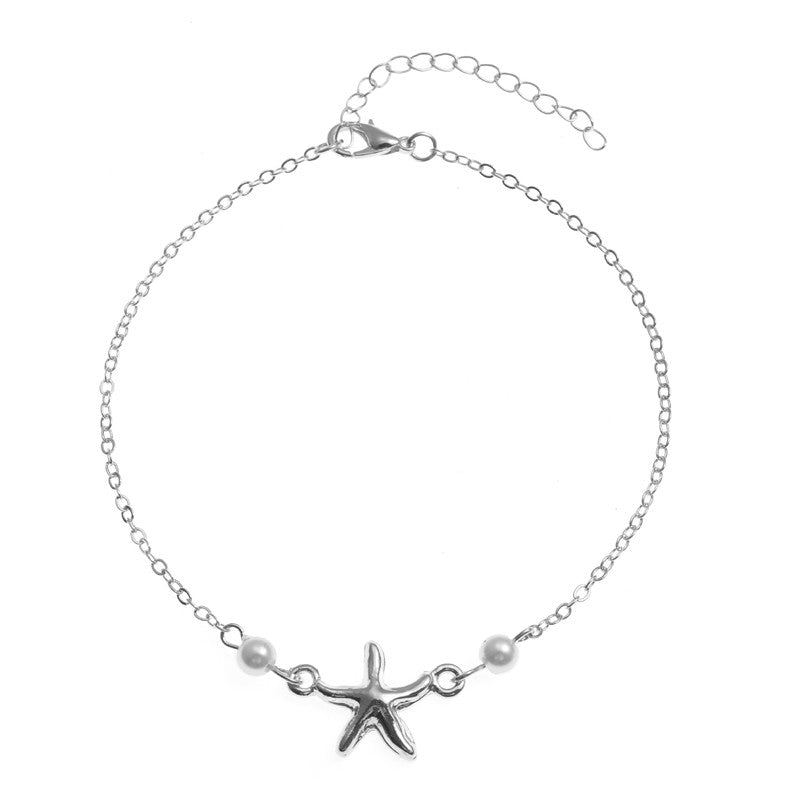 Trendy Starfish Anklet Feet Bracelet For Women