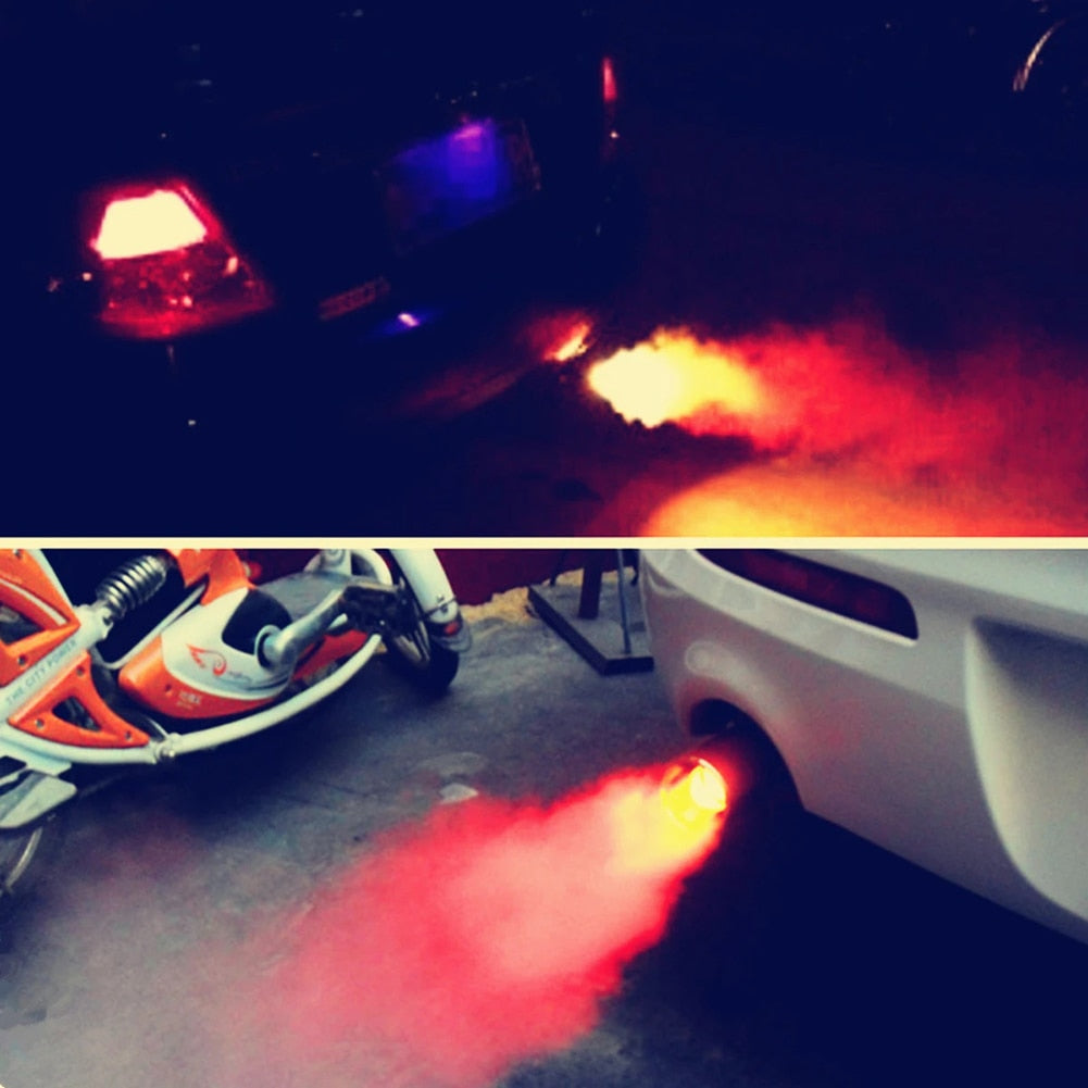 Car Modified Exhaust Pipe LED Light