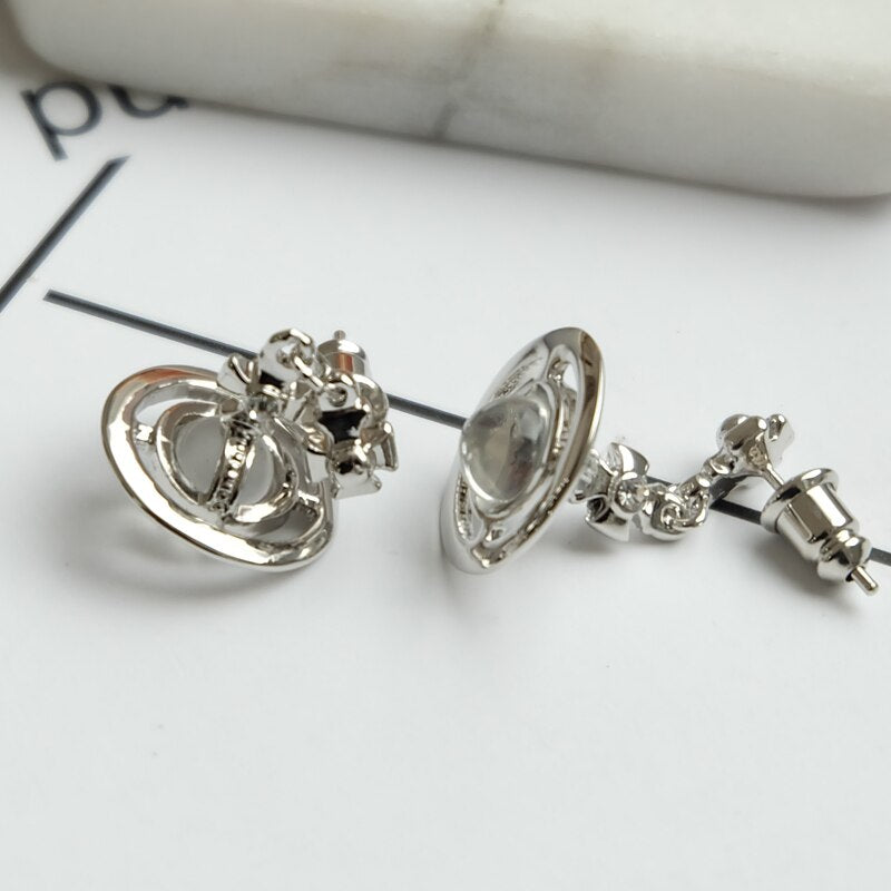 New Hip Hop Rock Saturn Earring