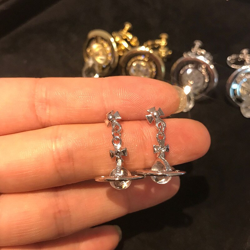 New Hip Hop Rock Saturn Earring