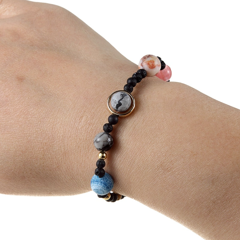 Galaxy Solar System Bracelet