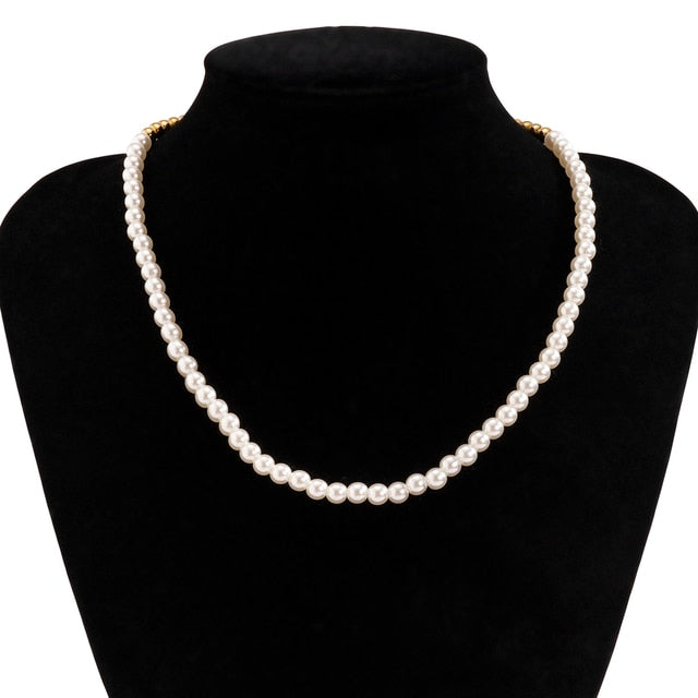 Bohemian Teardrop-Shaped Imitation Pearls Pendant