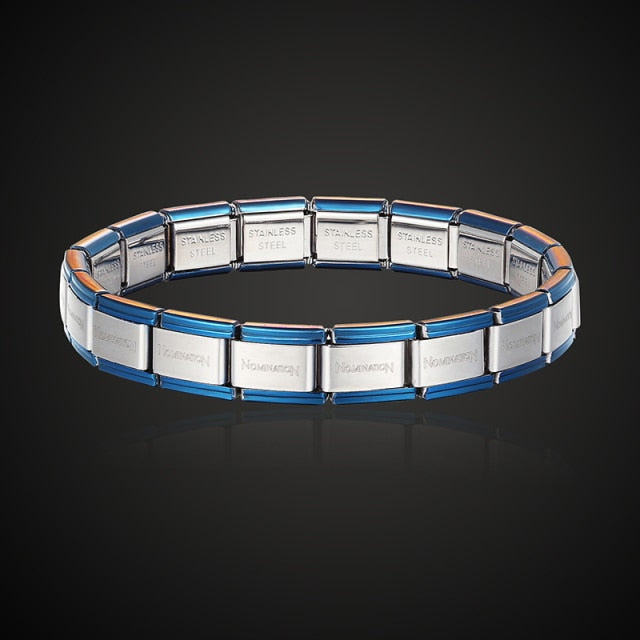 stainless steel bracelet letter and stretch fashion bangle