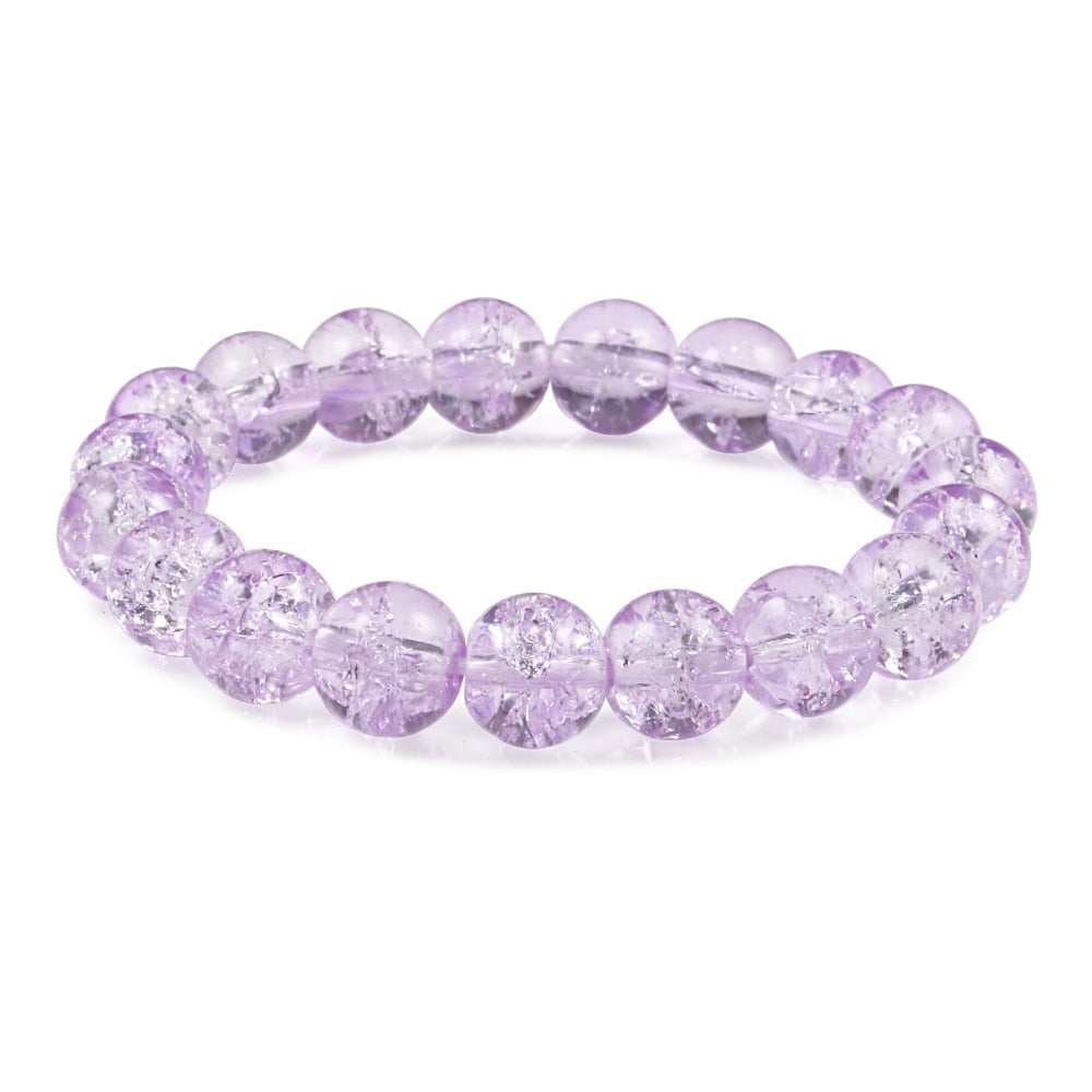 Purple Agates Natural Weathered Gem Stone Bead Strand Women