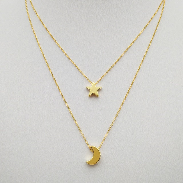 Fashion Personality Moon Women Necklace