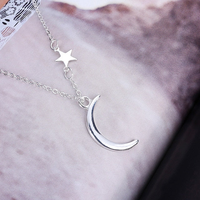 Fashion Personality Moon Women Necklace