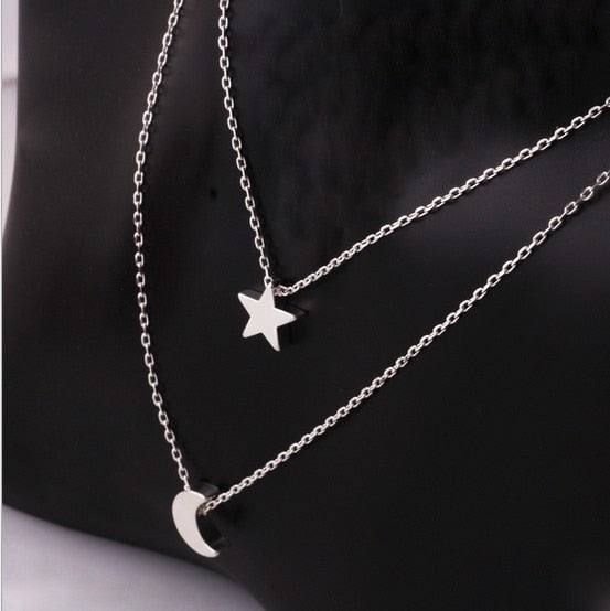 Fashion Personality Moon Women Necklace