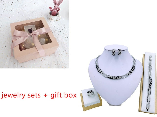 Luxury Bridal Nigerian Wedding African Beads Jewelry Set