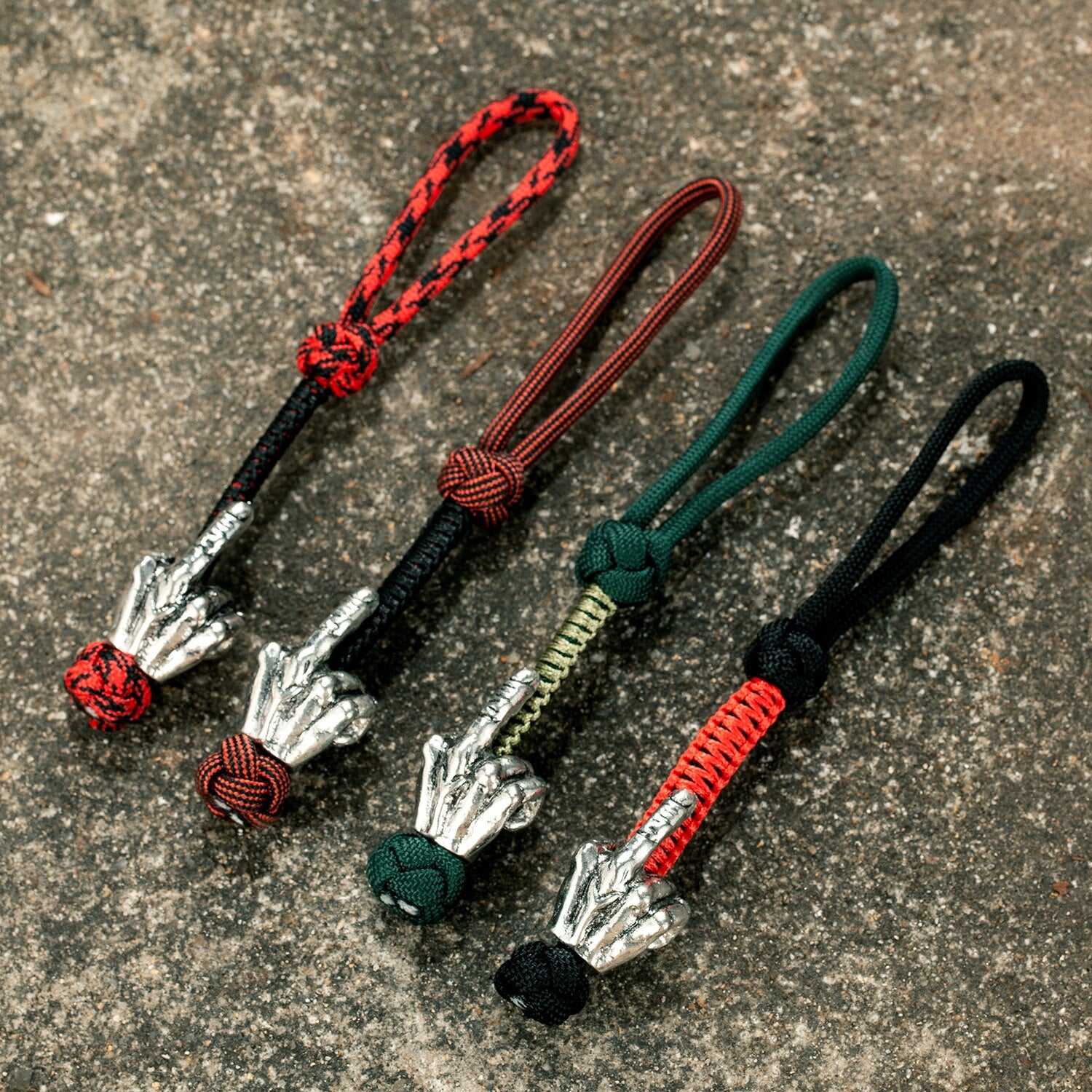 Punk Handmade  Rapper Middle Finger Keychains