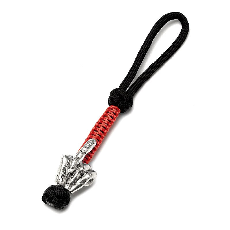 Punk Handmade  Rapper Middle Finger Keychains