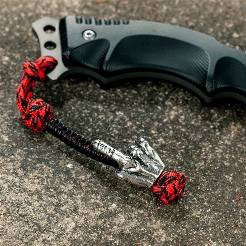 Punk Handmade  Rapper Middle Finger Keychains