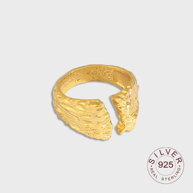 925 Sterling Silver interwave Ring Classic Round Finger Ring
