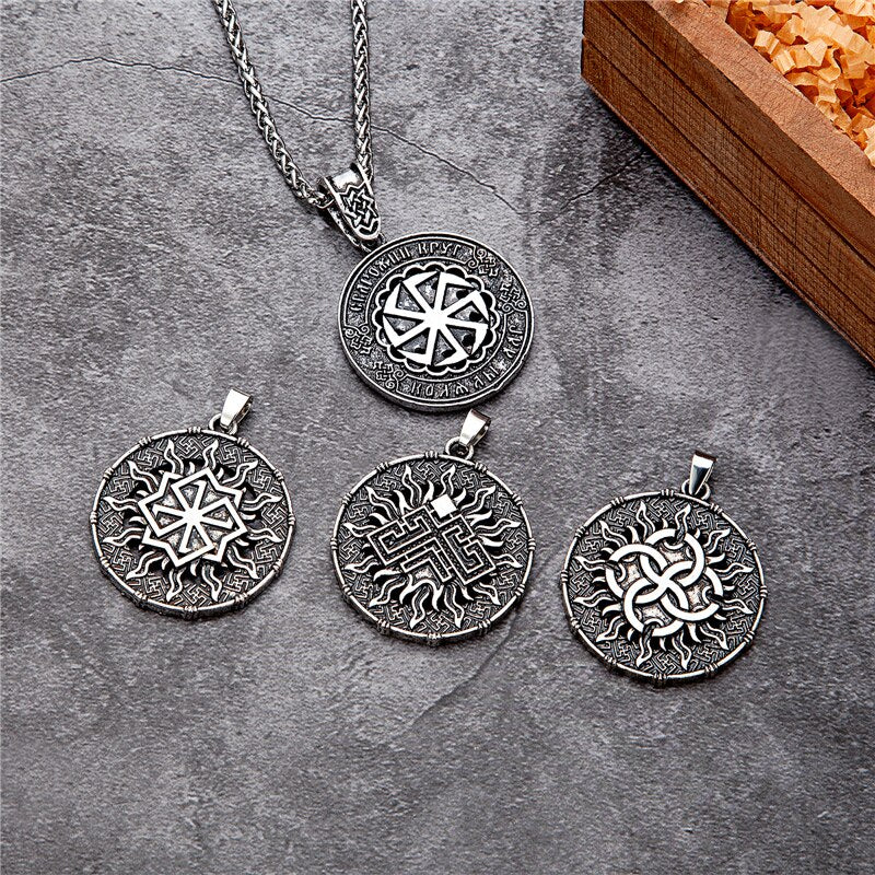 Vikings  Compass Chain Necklaces