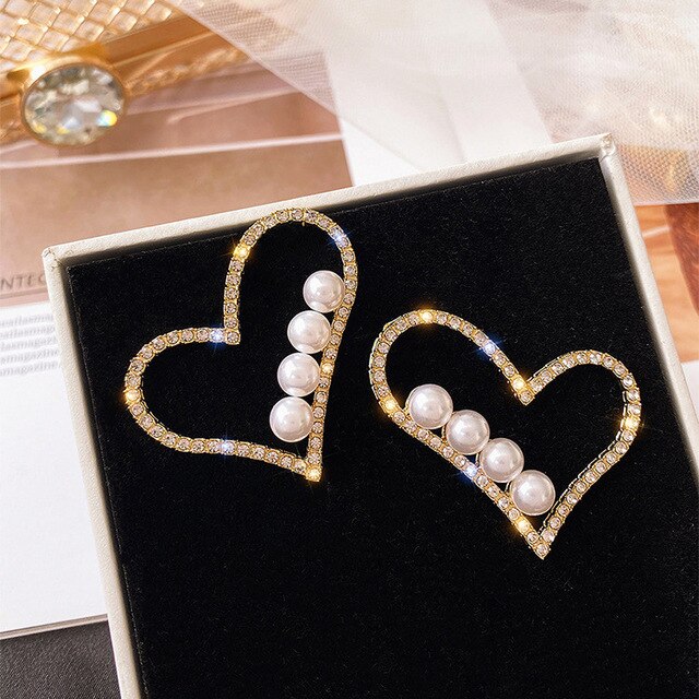Women's Luxurious Geometric Full Rhinestone Earrings