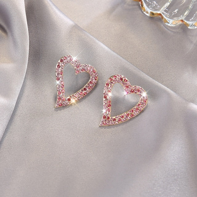 Women's Luxurious Geometric Full Rhinestone Earrings