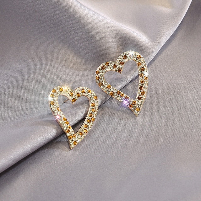 Women's Luxurious Geometric Full Rhinestone Earrings