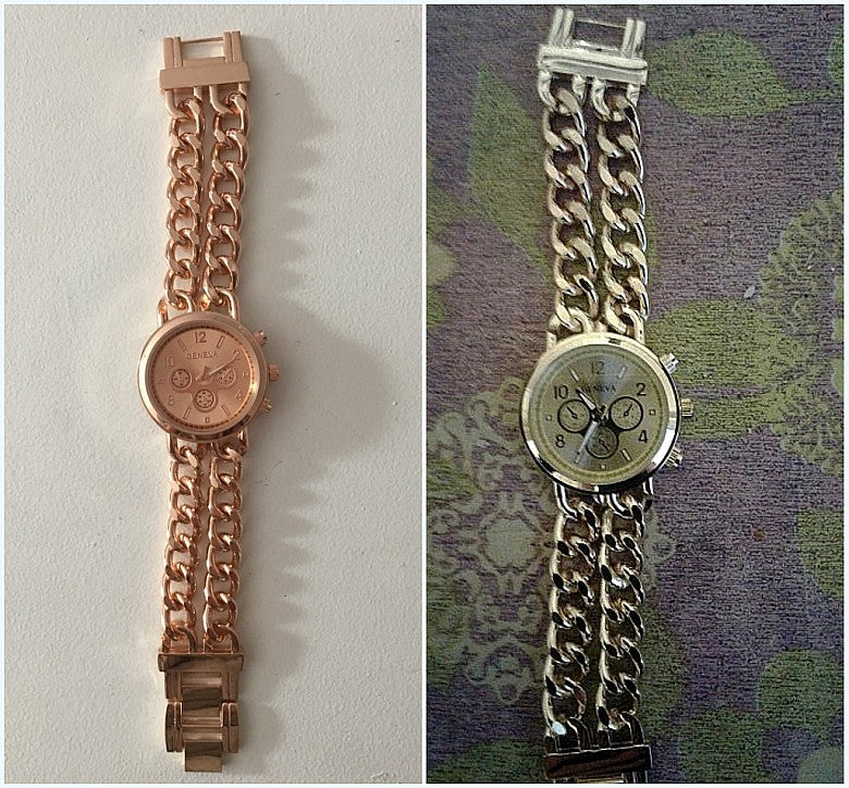 Fashion Bracelet Steel Watch Men Gold Stainless Steel Quartz Wristwatch