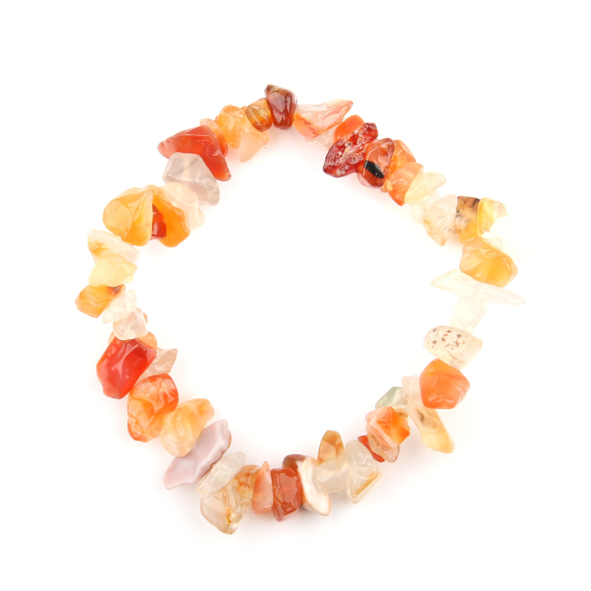 Irregular Natural Crystals Chakras Stone Bracelet