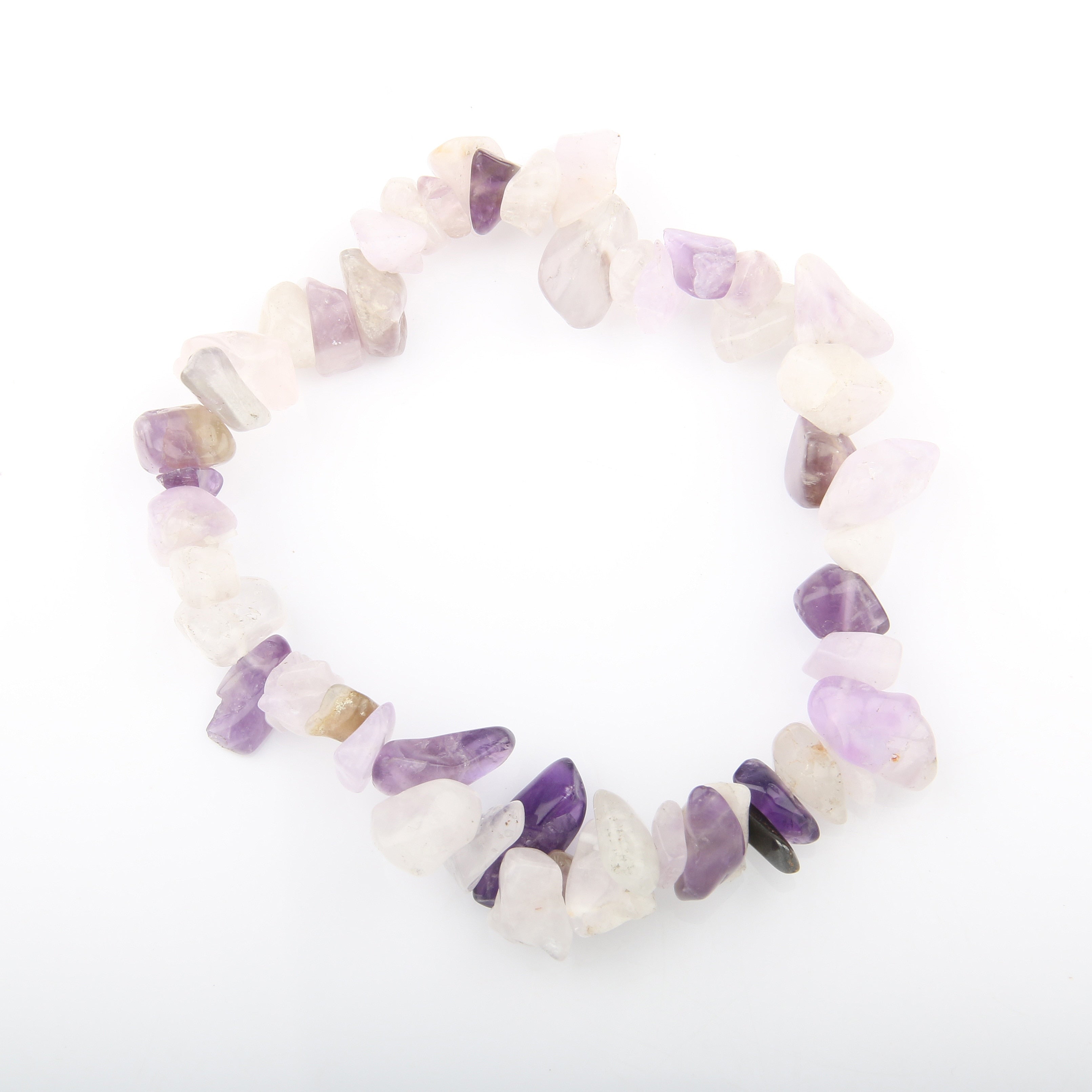 Irregular Natural Crystals Chakras Stone Bracelet