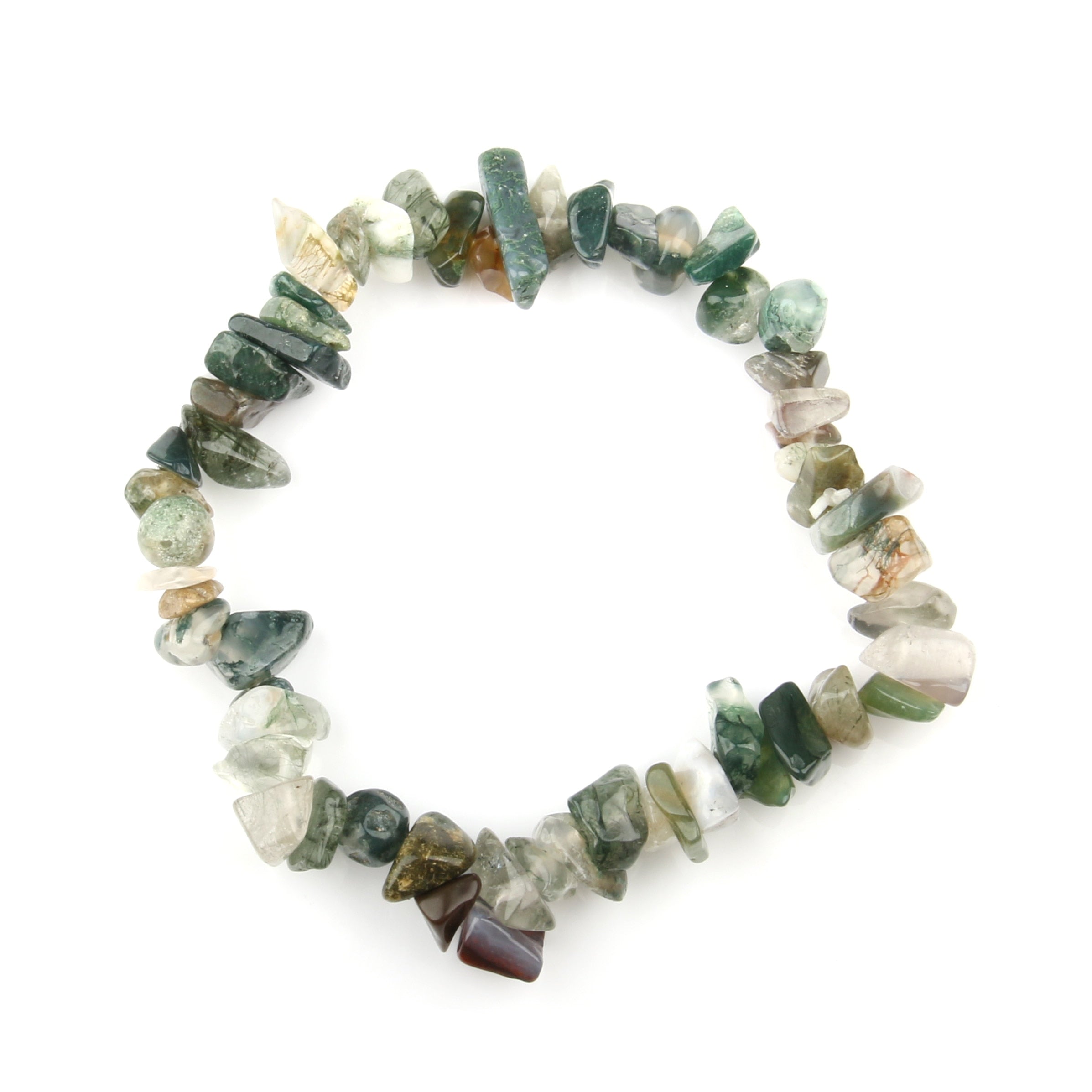 Irregular Natural Crystals Chakras Stone Bracelet