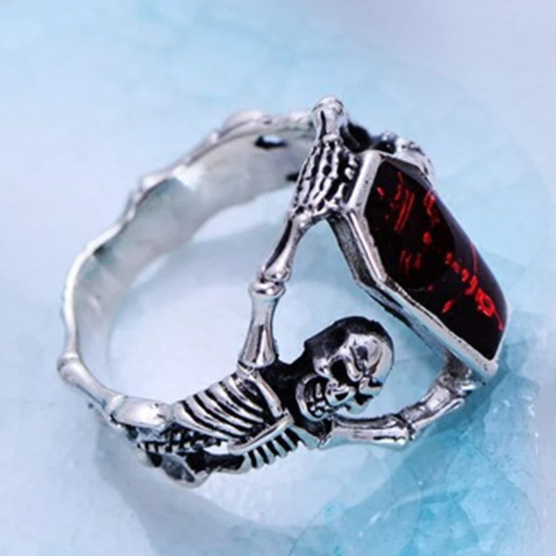 Punk Bottle Opener  Hip Hop Skull Head Rings