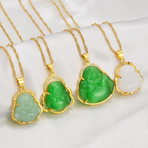 Collares colgantes de Buda para mujer