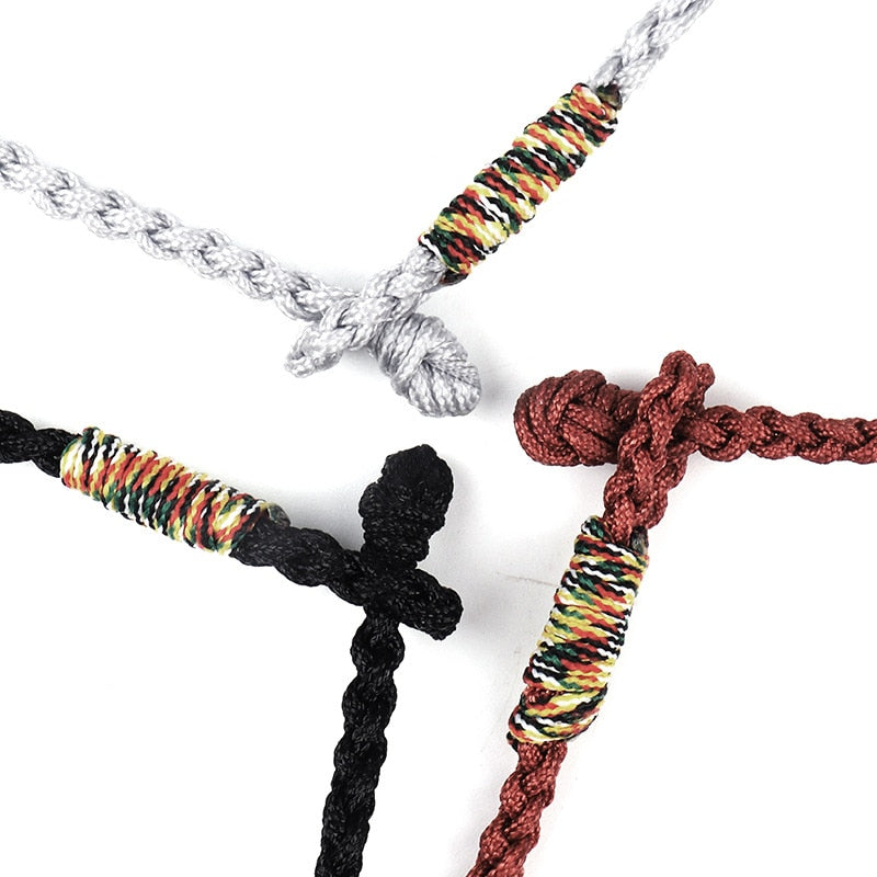 Five Colors Handmade Tibetan Buddhist  Bracelets